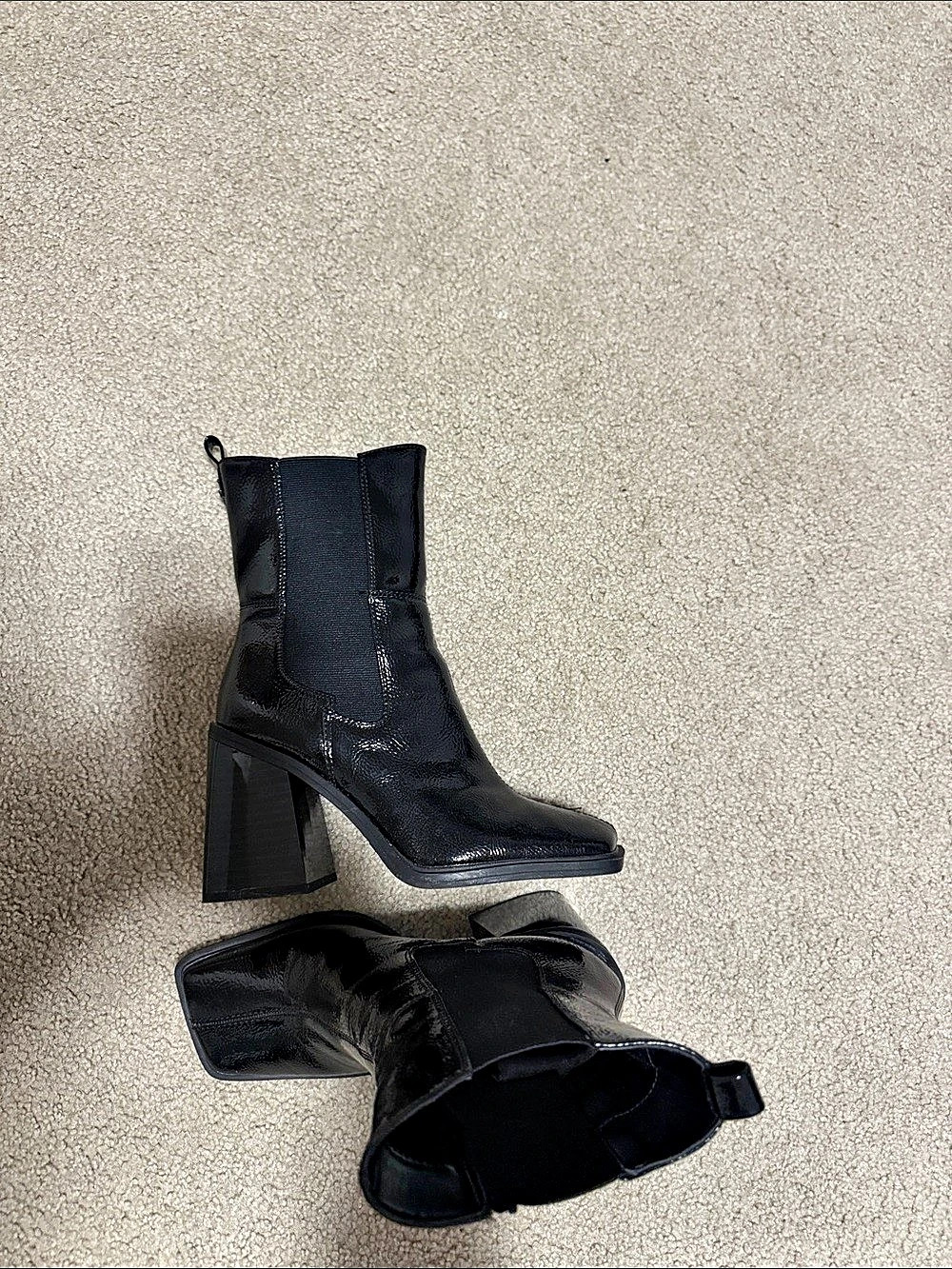 Circus Black Heeled Ankle Boots US 8